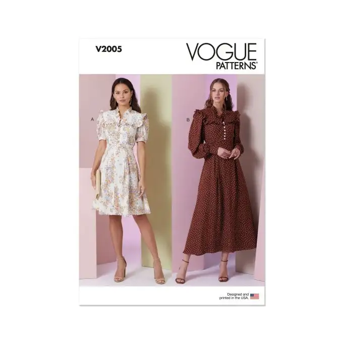 Modello Vogue V2005U5 Donna Abito 44 a 52