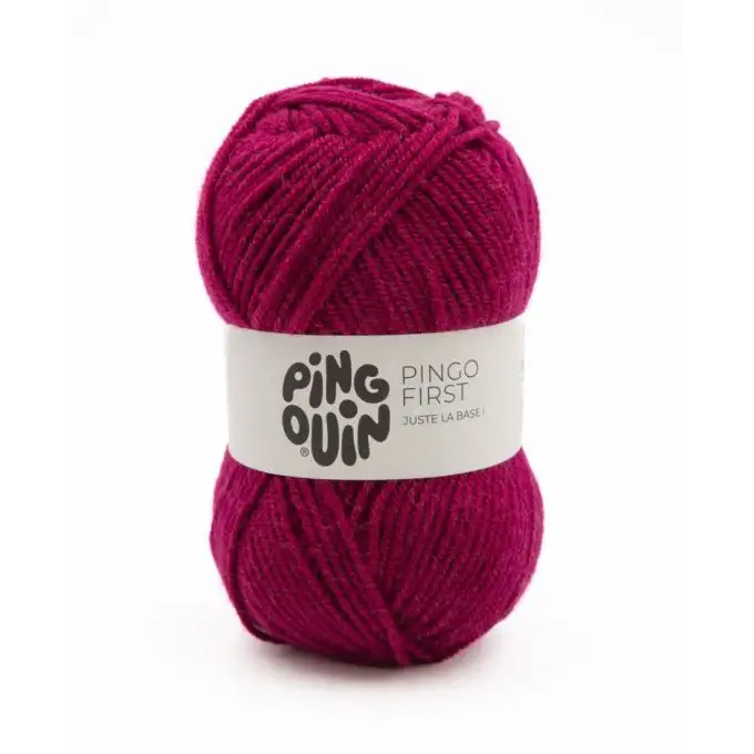 Pelota di filato da maglia First raspberry - Pingouin