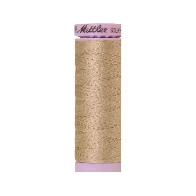 Bobina di filo mettler silk finish cotone 150m beige col 0538