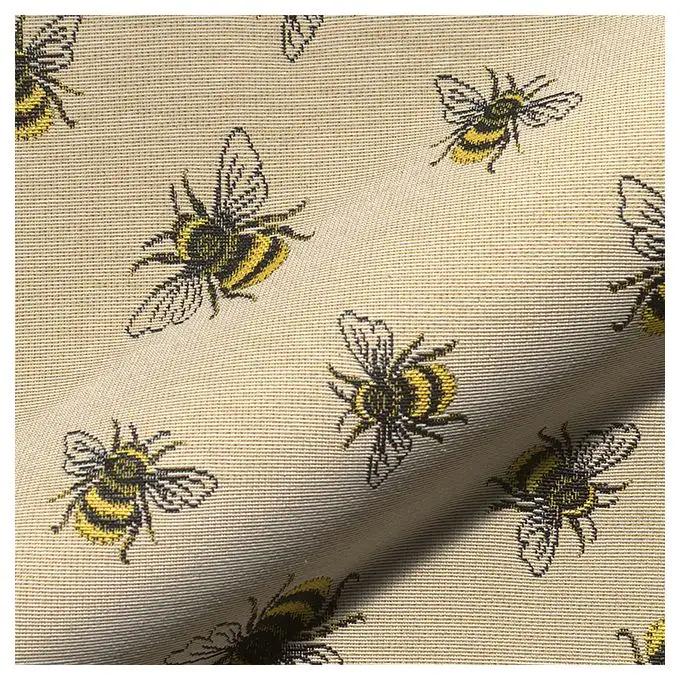 Tessuto jacquard gobelin premium beige grandi api