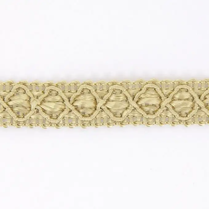 Nastro rombo 12mm ecrù