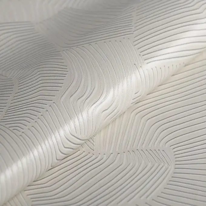 Tessuto cerato tech rise ecru