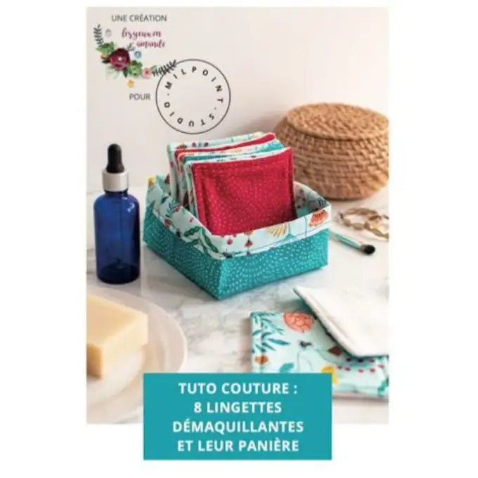 Modello TUTO Zorb 8 salviette struccanti e cestino