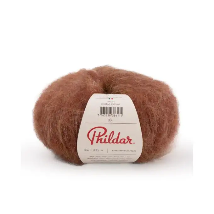 Pelote di filato Phildar felino fulvo