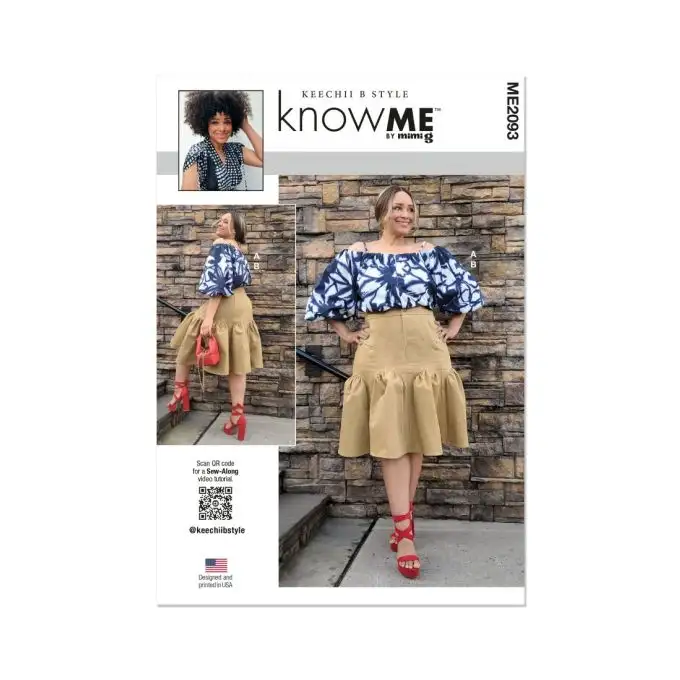 Modello Know Me ME2093AA top maniche a sbuffo 34-40