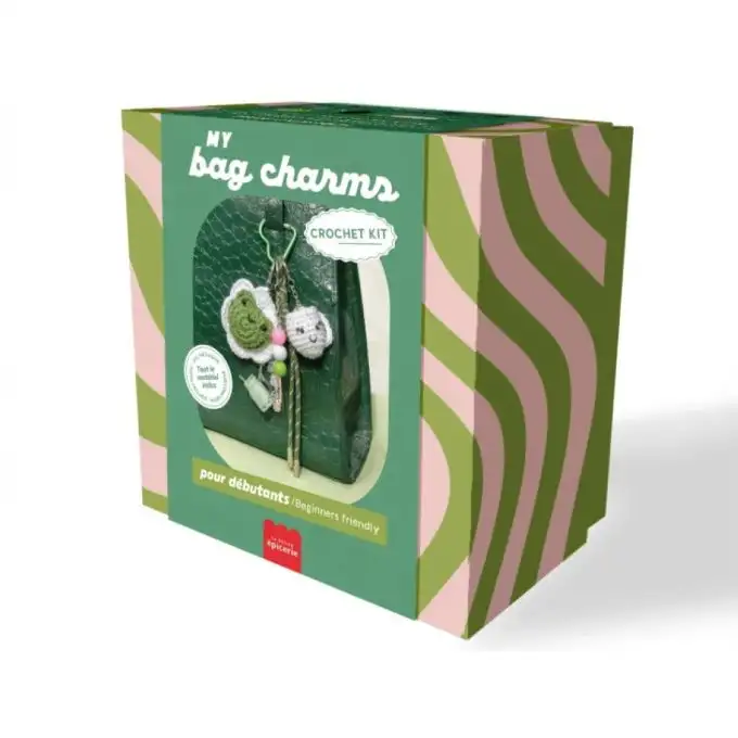 Kit fai da te uncinetto - Portachiavi matcha club - La Petite Épicerie
