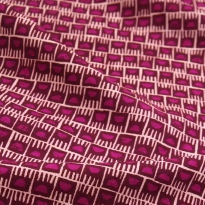 Tessuto viscosa damm rosa magenta - Églantine e Zoé