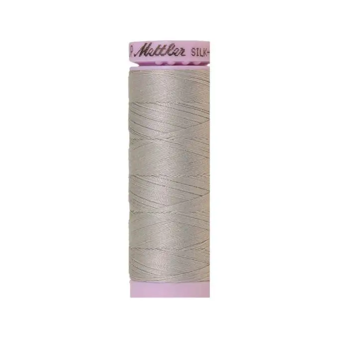 Bobina di filo mettler silk finish cotone 150m grigio perla col 2791