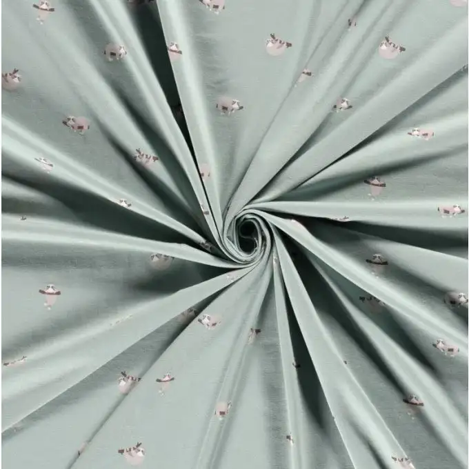 Maglia jersey cotone pigro blu cielo