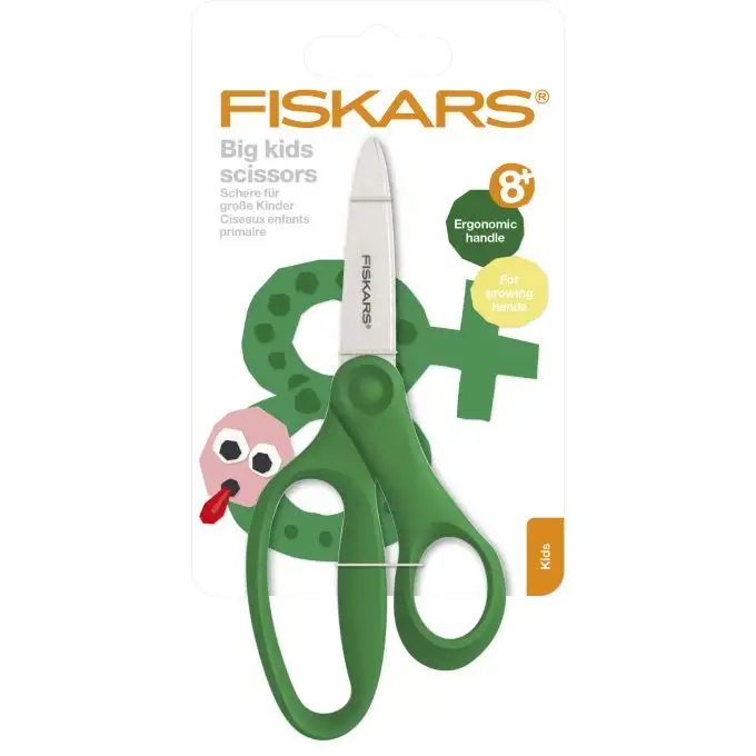 Forbici bambini 15 cm verde - Fiskars