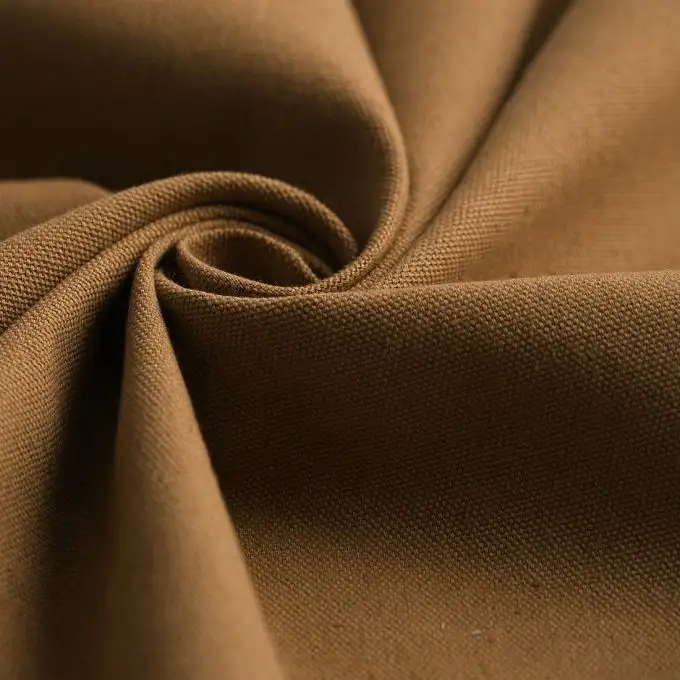 Tessuto cotone Bali camel scuro