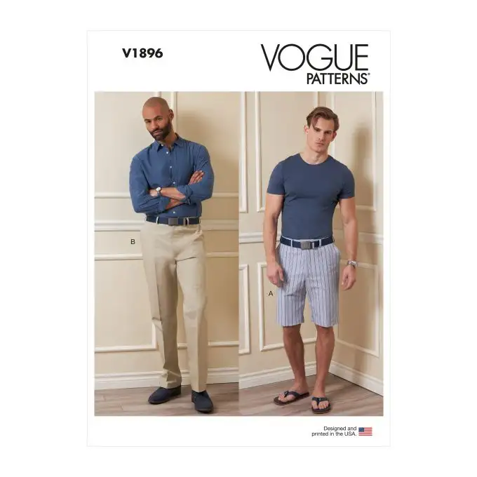 Patron Vogue 1896MXX - short e pantalone uomo da 40 a 46