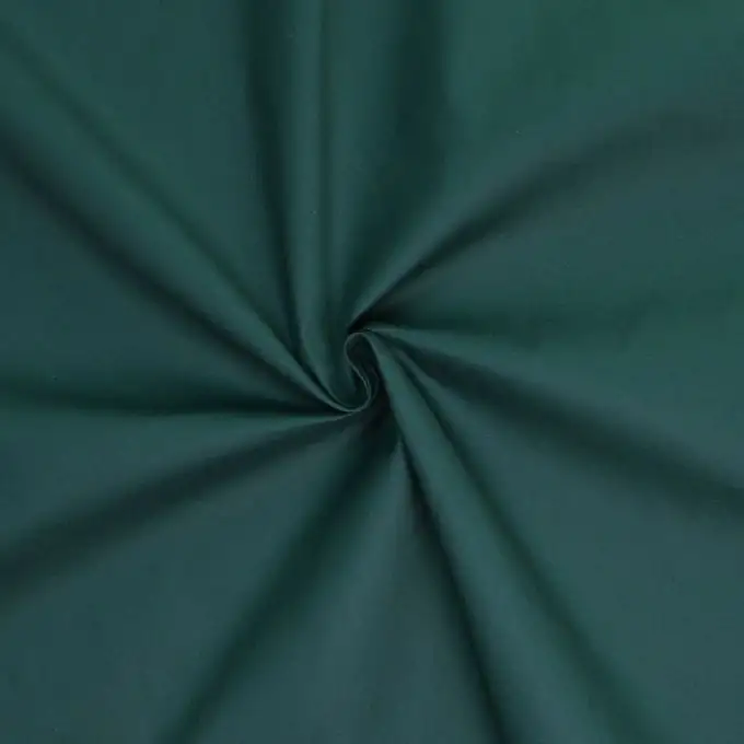 Tessuto cotone popeline verde bottiglia - designers factory (3m x 1m46)