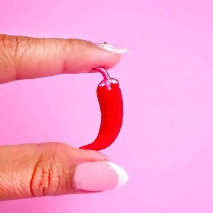 Mini patch termoadesivo peperoncino rosso - Maliziosa