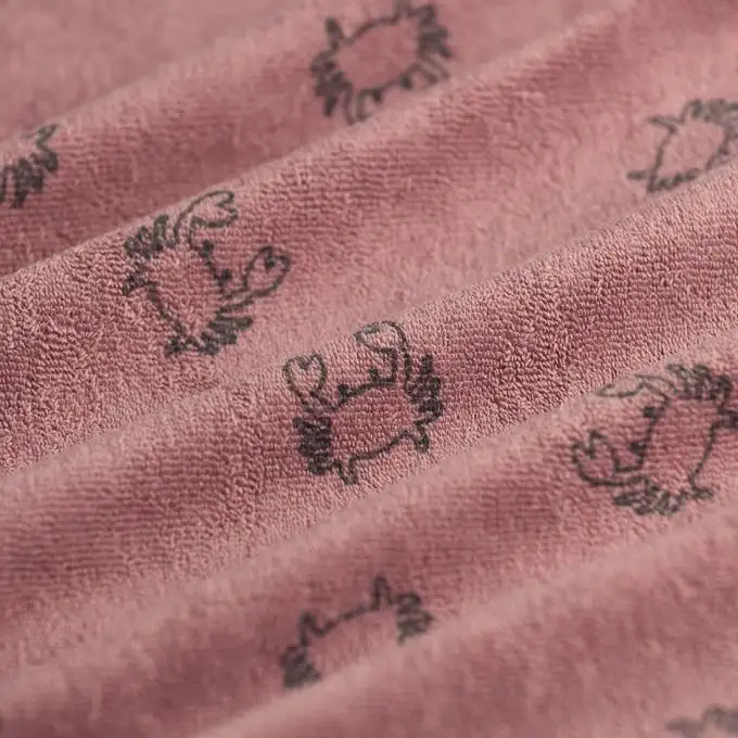 Tessuto spugna granchio rosa