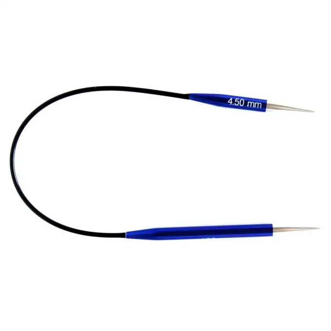 Filo circolare fisso Zing 25 cm x 4.5 mm - Knit Pro