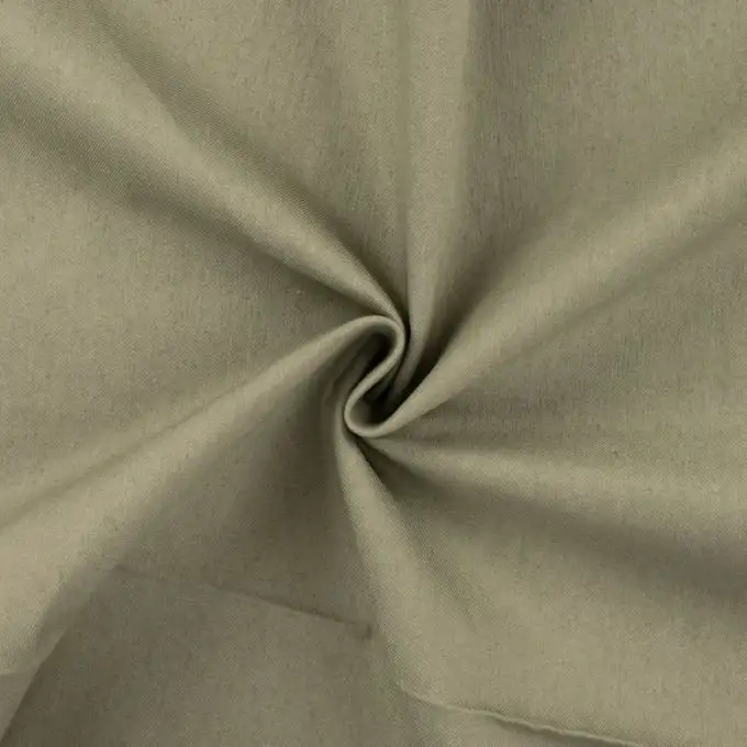 Tessuto denim cotone elasticizzato verde kaki