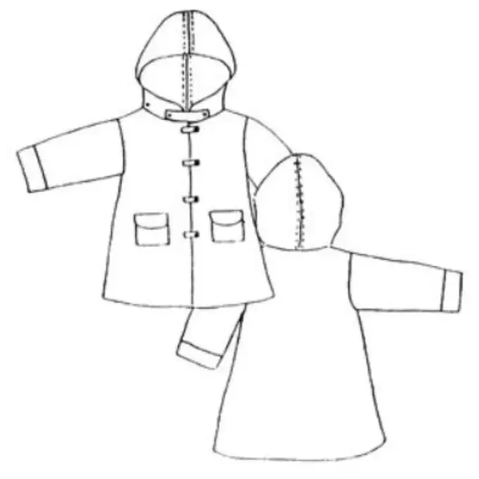 patron frégoli 214 impermeabile classico bambino 4 10 anni