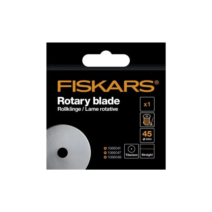 Lama di ricambio rotante titanio Ø45 mm - Fiskars
