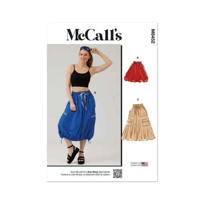 Modello Mc Call's M8452R5 Gonna cargo dal 42 al 50