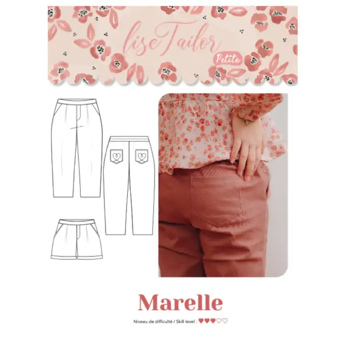 Modello Petite Marelle pantaloni bambino - Lise Tailor