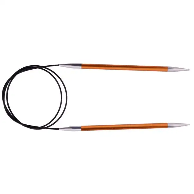 Aghi da maglia circolari fissi Zing 150 cm x 4.5 mm - Knit Pro