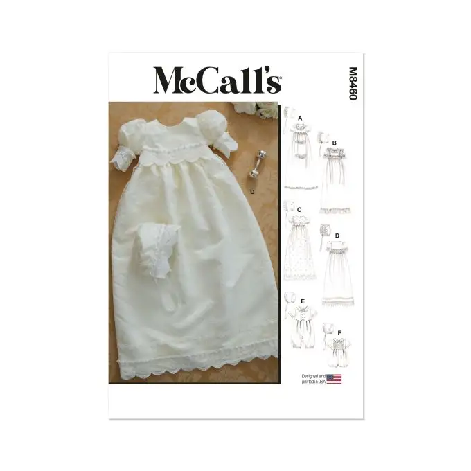 Modello Mc Call's M8460A Abito neonato 3 mesi 1 anno