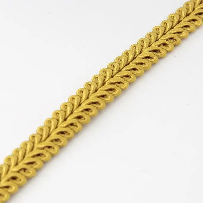 Nastro tradizionale intrecciato 9mm dorato