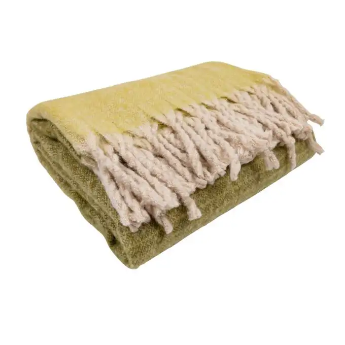 Foulard tie and dye verde 130x170cm