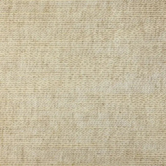 Tessuto voile lana effetto ondulato testurizzato grande larghezza ecru