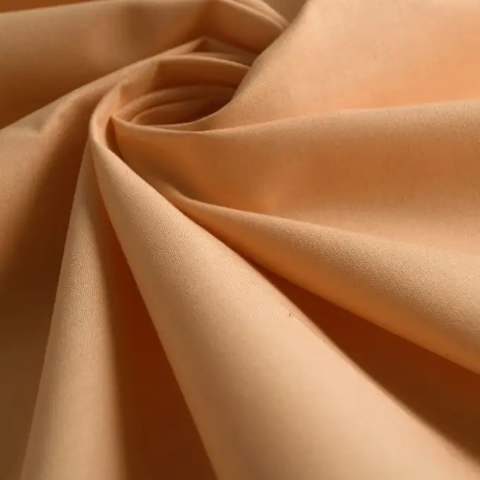 Tessuto cretonne unito Cristina melone