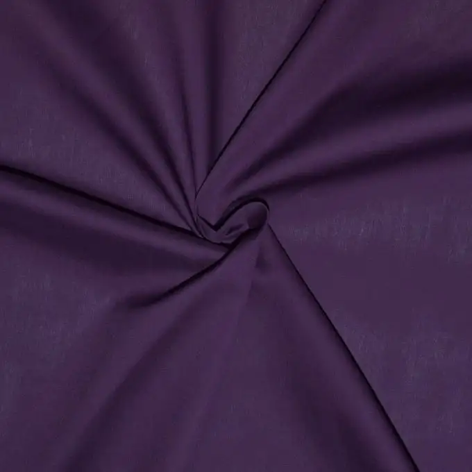 Tessuto cotone popeline viola - designers factory (1m x 1m46)