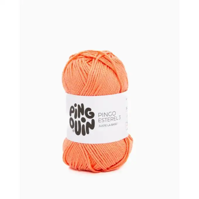 Pelote di filato da maglia Esterel 3 salmone - Pingouin