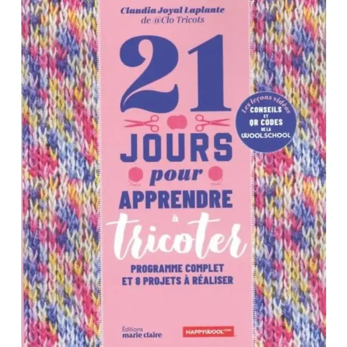 Libro 21 giorni per imparare a lavorare a maglia con Phildar