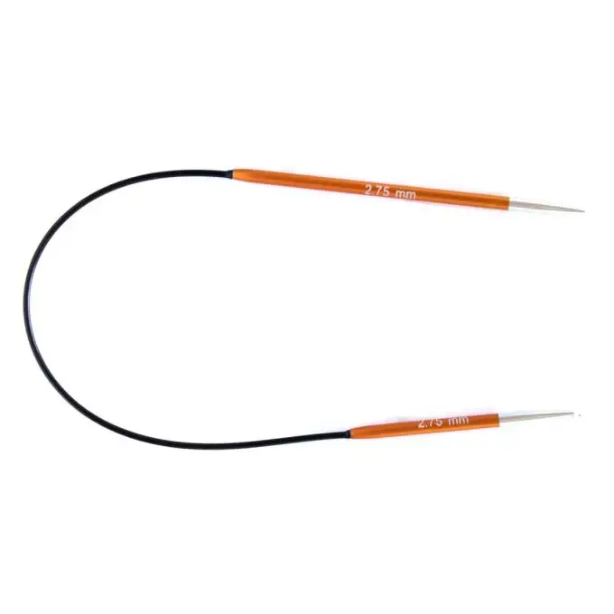 Filo circolare fisso Zing 25 cm x 2.75 mm - Knit Pro