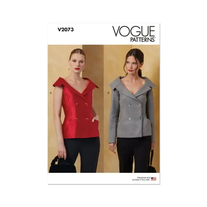 Modello Vogue V2073B5 Donna Giacca aderente 36 a 44
