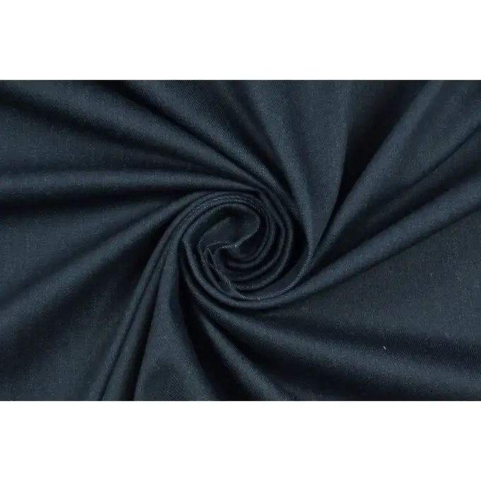 Rotolo intero di 22 metri Denim di cotone stretch blu