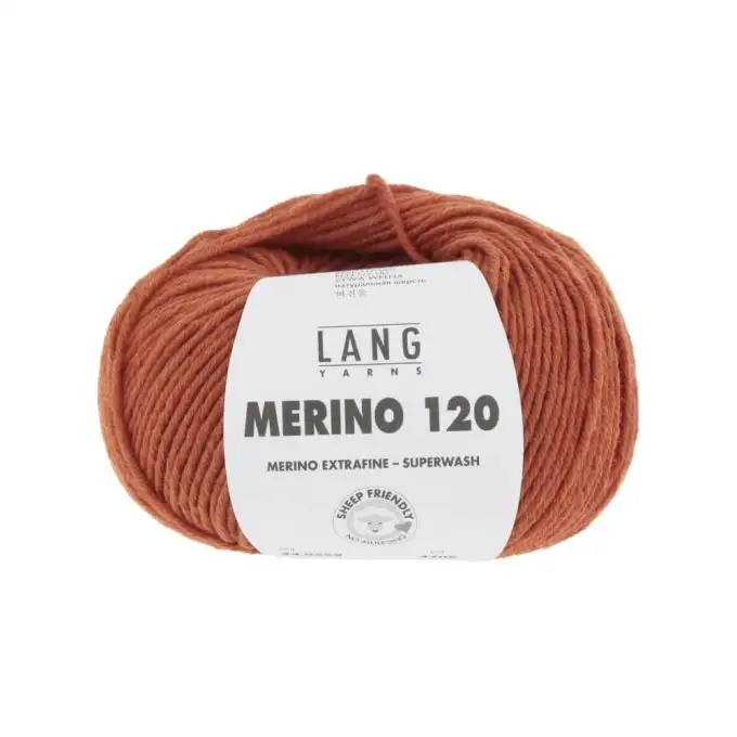 Gomitolo di lana da lavorare MERINO 120 - Lang Yarns