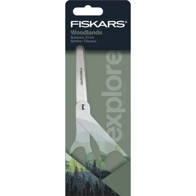 Forbici designer collezione Explore verde foglia 21 cm - Fiskars