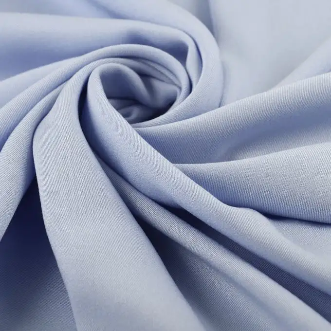 Tessuto viscosa unito Viky cielo