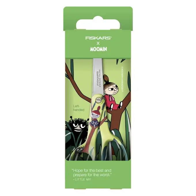 Forbici edizione speciale x Moomin sinistra 13 cm verde - Fiskars