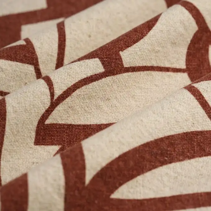 Tessuto bachette slub pesante lavato arancione Sophie Ferjani