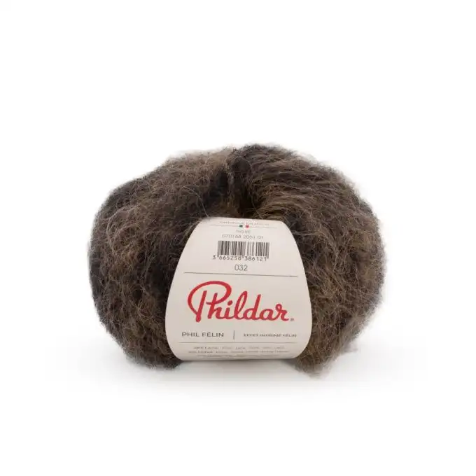 Pelote di filato Phildar felino tigre