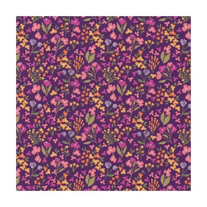 Tessuto cotone fiori di campo Bibury