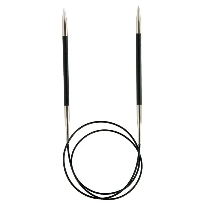 Aghi circolari fissi karbonz 40 cm x 2.5 mm - Knit Pro