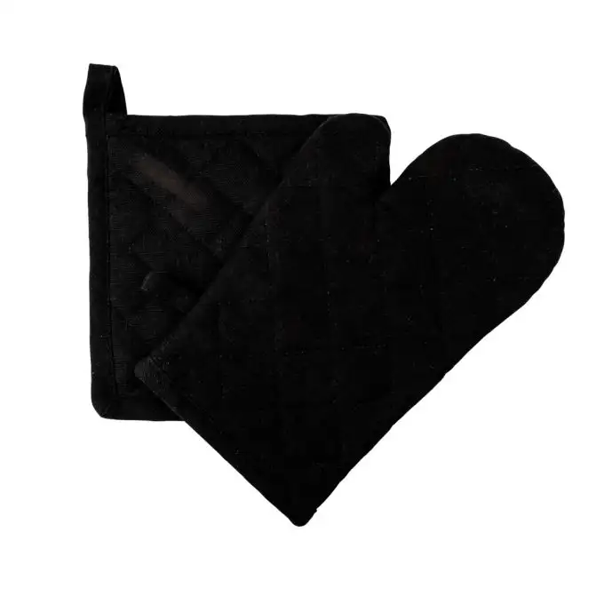 Guanto e presina essenziale nera