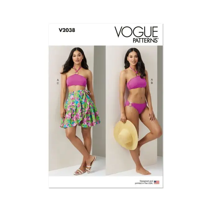 Modello Vogue V2038A Donna Costume da bagno XS a XXL