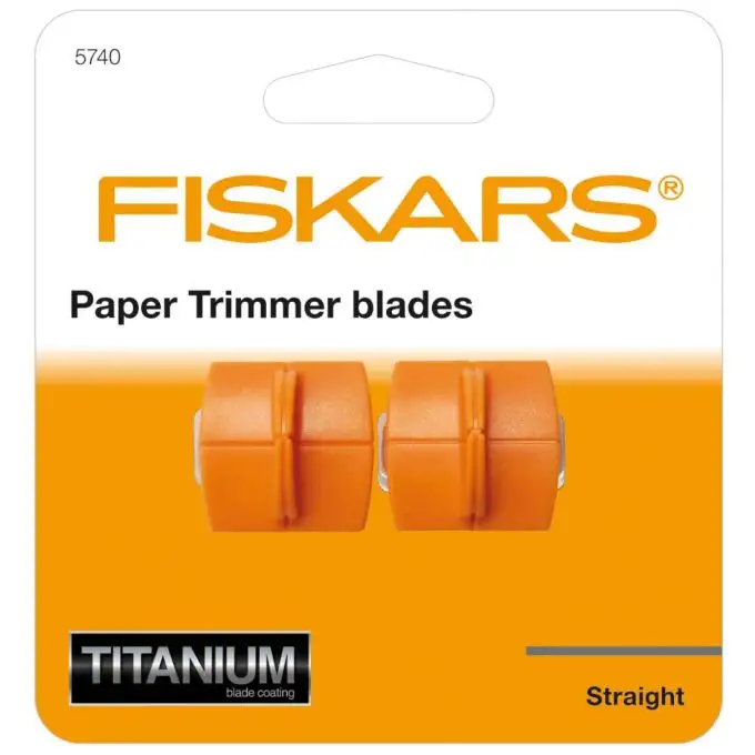 Lame in titanio per taglierina dritta x2 - Fiskars