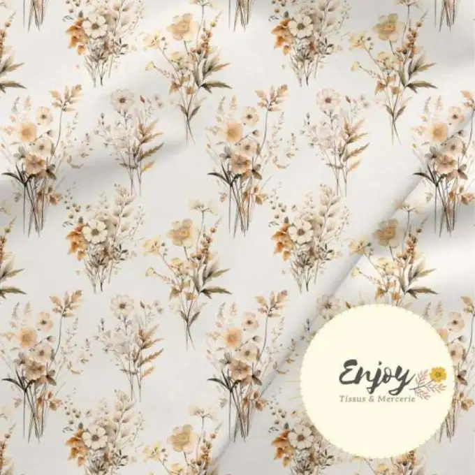 Cotone Premium 100% Fantasia Foresta Cappuccetto Rosso venduto al metro