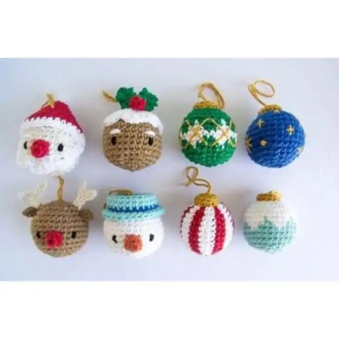 Kit amigurumi - palline di natale - hoooked